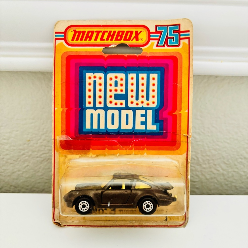 1976 Matchbox Lesney Superfast No. 3 Turbo Porsche In Box